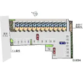 ★手数料０円★新潟市東区東中島２丁目　月極駐車場（LP）